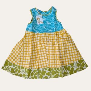 NWT Balizen Scrappy Kids Patchwork Cotton Sundress